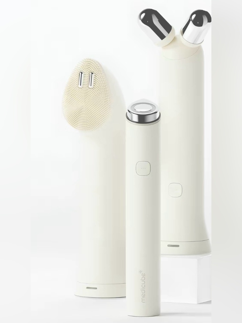 NEW Medicube Mini Booster Pro Plus TRIO BUNDLE IN BEIGE